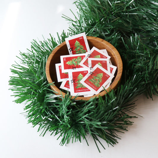 Envelope Stamps (Christmas Tree)